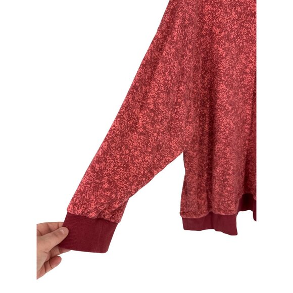 Athleta Women's Sundown Alliance Pink Print Long Sleeve Hoodie Size 3X - Picture 3 of 9